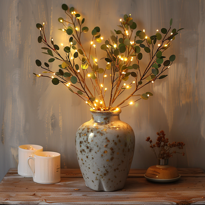 Fairy Light Olive Branch | Led